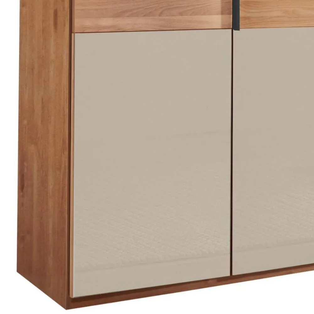Wohnen Kleiderschränke<4-türiger Schlafzimmerschrank in Champagner - Angelina