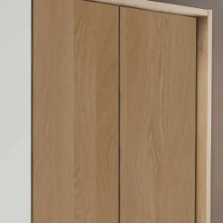 Wohnen Kleiderschränke|Schränke<5-türiger Schlafzimmerschrank in Eiche - Emdsiva