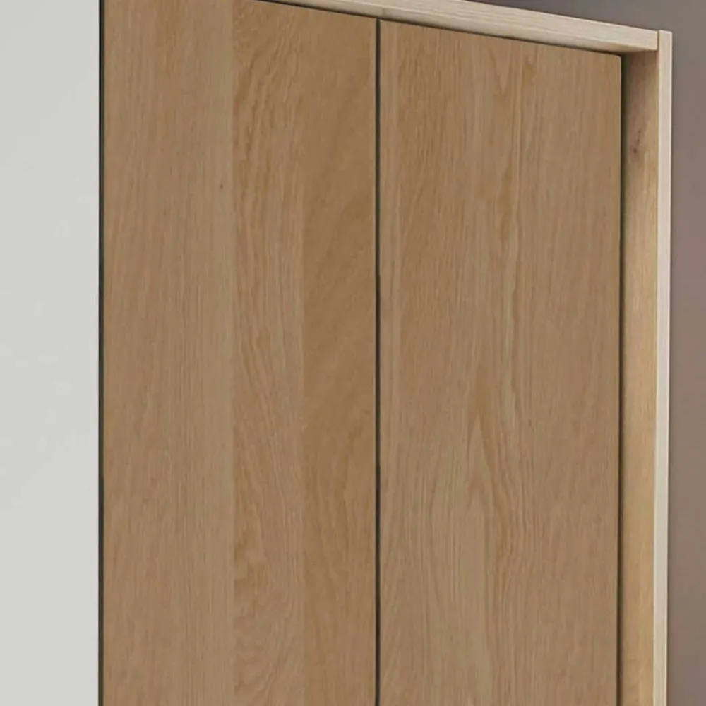 Wohnen Kleiderschränke|Schränke<5-türiger Schlafzimmerschrank in Eiche - Emdsiva