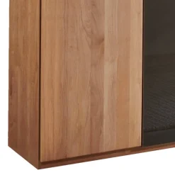 Wohnen Kleiderschränke<5-türiger Schlafzimmer-Schrank in Erle teilmassiv - Hung