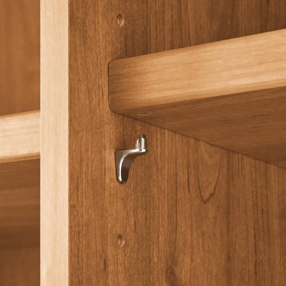 Wohnen Kleiderschränke<5-türiger Schlafzimmer-Schrank in Erle teilmassiv - Hung