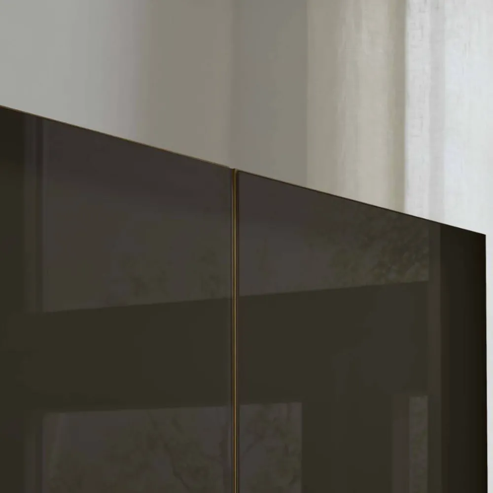 Wohnen Kleiderschränke<8-türiger Schlafzimmerschrank mit Glasfront - Hung