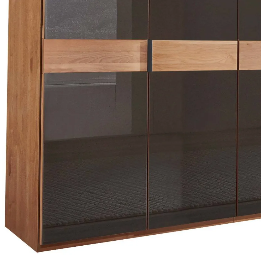 Wohnen Kleiderschränke<8-türiger Schlafzimmerschrank mit Glasfront - Hung