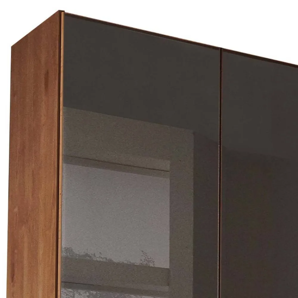 Wohnen Kleiderschränke<8-türiger Schlafzimmerschrank mit Glasfront - Hung