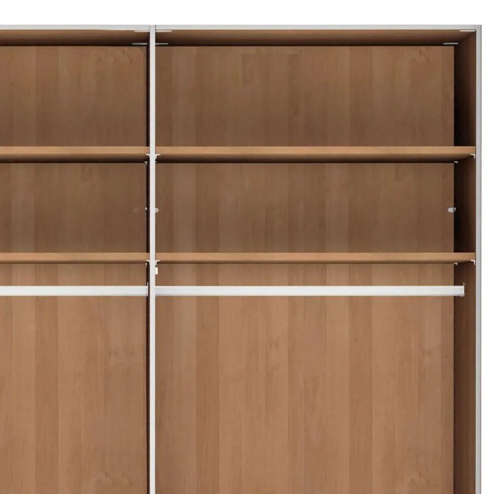 Wohnen Kleiderschränke<8-türiger Schlafzimmerschrank mit Glasfront - Hung
