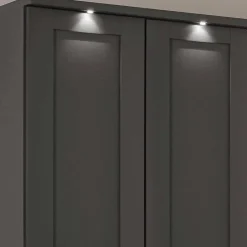 Wohnen Kleiderschränke|Schränke<5-türiger Schlafzimmerschrank - modernes Landhaus - Mataram
