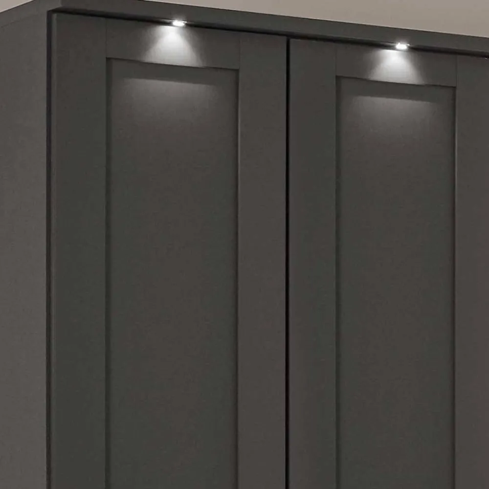 Wohnen Kleiderschränke|Schränke<5-türiger Schlafzimmerschrank - modernes Landhaus - Mataram