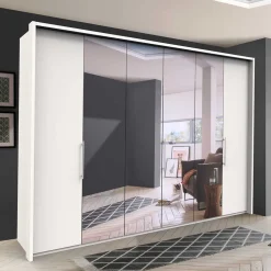 Wohnen Kleiderschränke<3-türiger Schlafzimmerschrank mit Spiegeln - Donpiave