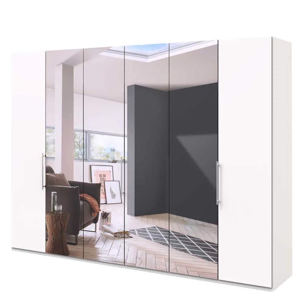 Wohnen Kleiderschränke<3-türiger Schlafzimmerschrank mit Spiegeln - Donpiave