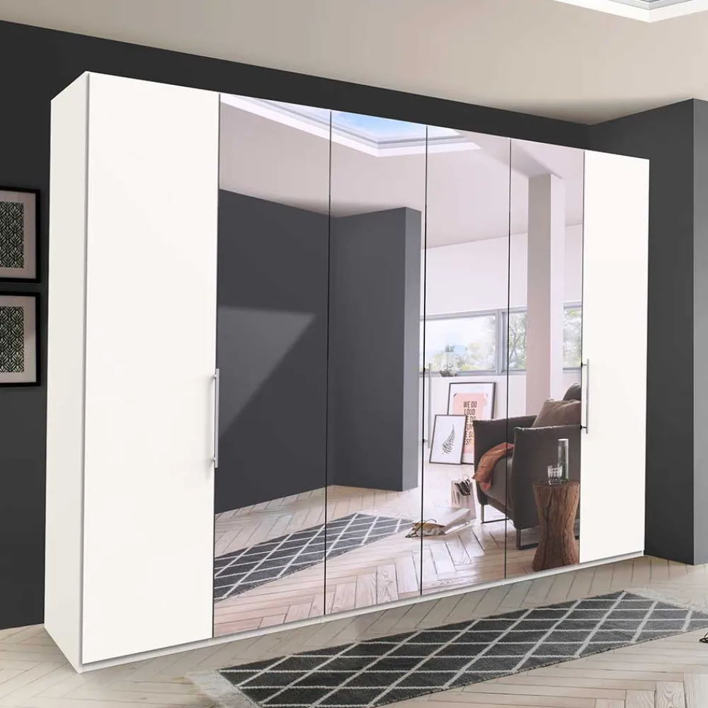 Wohnen Kleiderschränke<3-türiger Schlafzimmerschrank mit Spiegeln - Donpiave