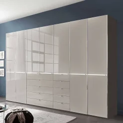 Wohnen Kleiderschränke|Schränke<7-türiger Schlafzimmer-Schrank zweifarbig - Korcula