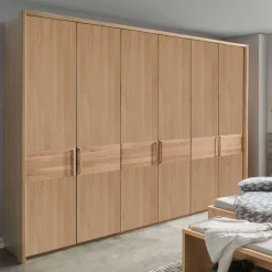 Wohnen Kleiderschränke|Schränke<6-türiger Schlafzimmerschrank ohne Spiegel - Emdsiva I