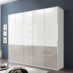 Wohnen Kleiderschränke<5-türiger Schlafzimmer-Schrank 247 cm breit - Pascan
