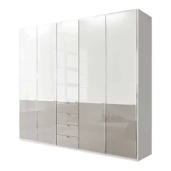 Wohnen Kleiderschränke<5-türiger Schlafzimmer-Schrank 247 cm breit - Pascan
