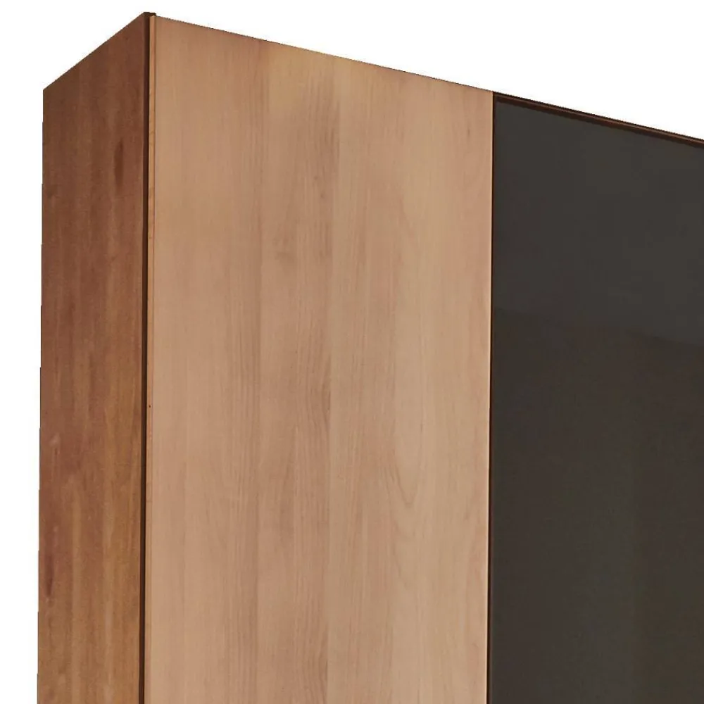 Wohnen Kleiderschränke|Schränke<6-türiger Schlafzimmerschrank mit Glas - Hung