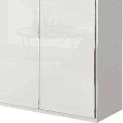 Wohnen Kleiderschränke<5-türiger Schlafzimmerschrank in Weiß Glasfront - Rocca