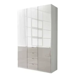 Wohnen Kleiderschränke|Schränke<3-türiger Schlafzimmerschrank mit vier Schubladen - Pascan