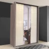 Wohnen Kleiderschränke<2-türiger Schlafzimmer-Schrank mit Spiegel - Tornado