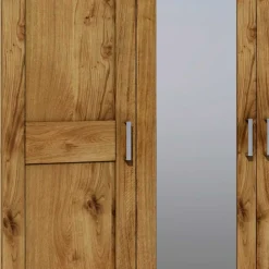 Wohnen Kleiderschränke|Schränke<3-türiger Schlafzimmer-Schrank mit Spiegel - Rirua