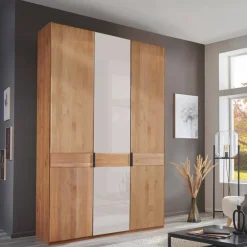 Wohnen Kleiderschränke<3-türiger Schlafzimmerschrank in Erle - Dilacco
