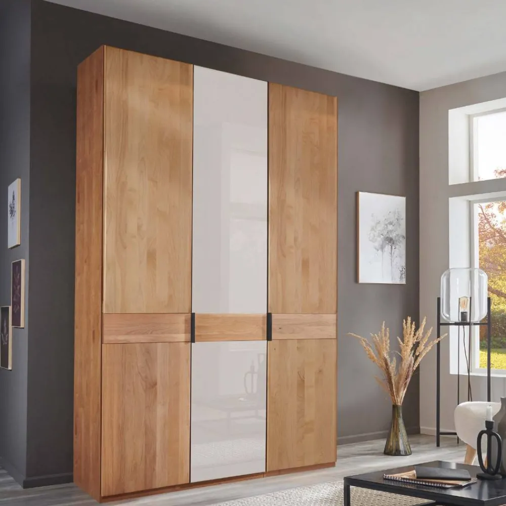 Wohnen Kleiderschränke<3-türiger Schlafzimmerschrank in Erle - Dilacco