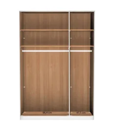 Wohnen Kleiderschränke<3-türiger Schlafzimmerschrank in Erle - Dilacco