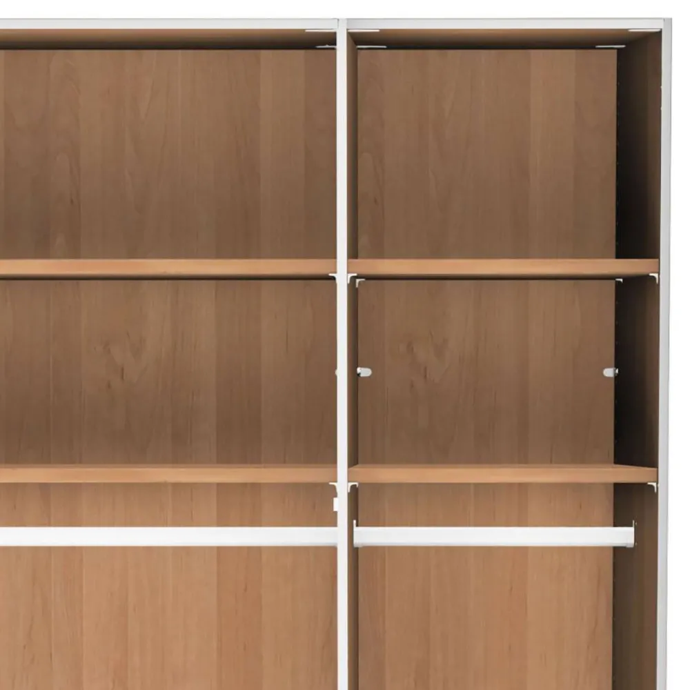 Wohnen Kleiderschränke<3-türiger Schlafzimmerschrank in Erle - Dilacco