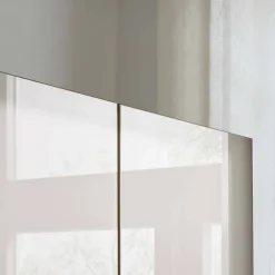 Wohnen Kleiderschränke<4-türiger Schlafzimmer-Schrank teilmassiv - Dilacco