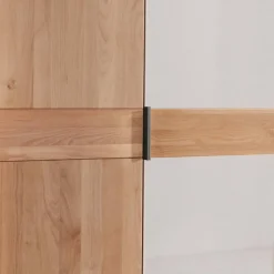Wohnen Kleiderschränke<4-türiger Schlafzimmer-Schrank teilmassiv - Dilacco