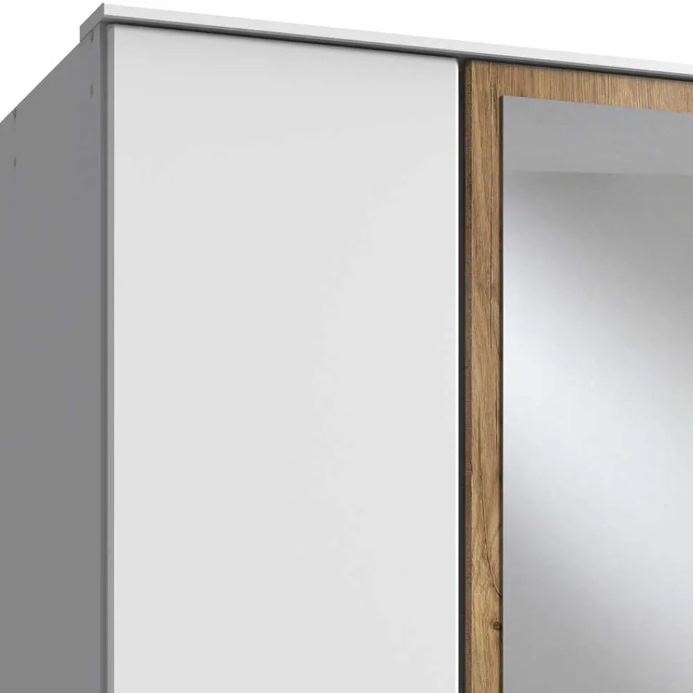 Wohnen Schränke<3-türiger Schlafzimmerschrank mit drei Schubladen - Calassina