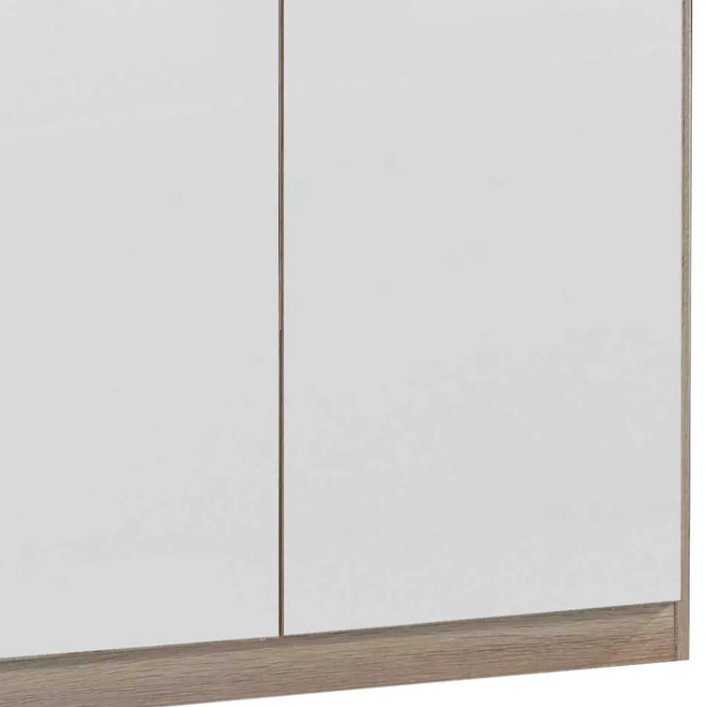 Wohnen Kleiderschränke<2-türiger Schlafzimmerschrank in Weiß Hochglanz - Grands