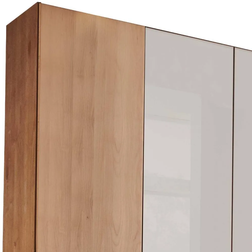 Wohnen Kleiderschränke|Schränke<8-türiger Schrank in Erle teilmassiv - Dilacco
