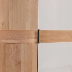 Wohnen Kleiderschränke|Schränke<8-türiger Schrank in Erle teilmassiv - Dilacco
