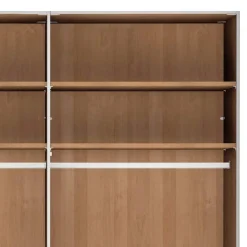 Wohnen Kleiderschränke|Schränke<8-türiger Schrank in Erle teilmassiv - Dilacco