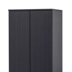 Wohnen Vitrinen<2-türiger Schrank in Schwarz - Gelvins