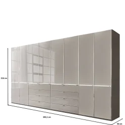 Wohnen Kleiderschränke|Schränke<8-türiger Schrank mit acht Schubladen - Nucina