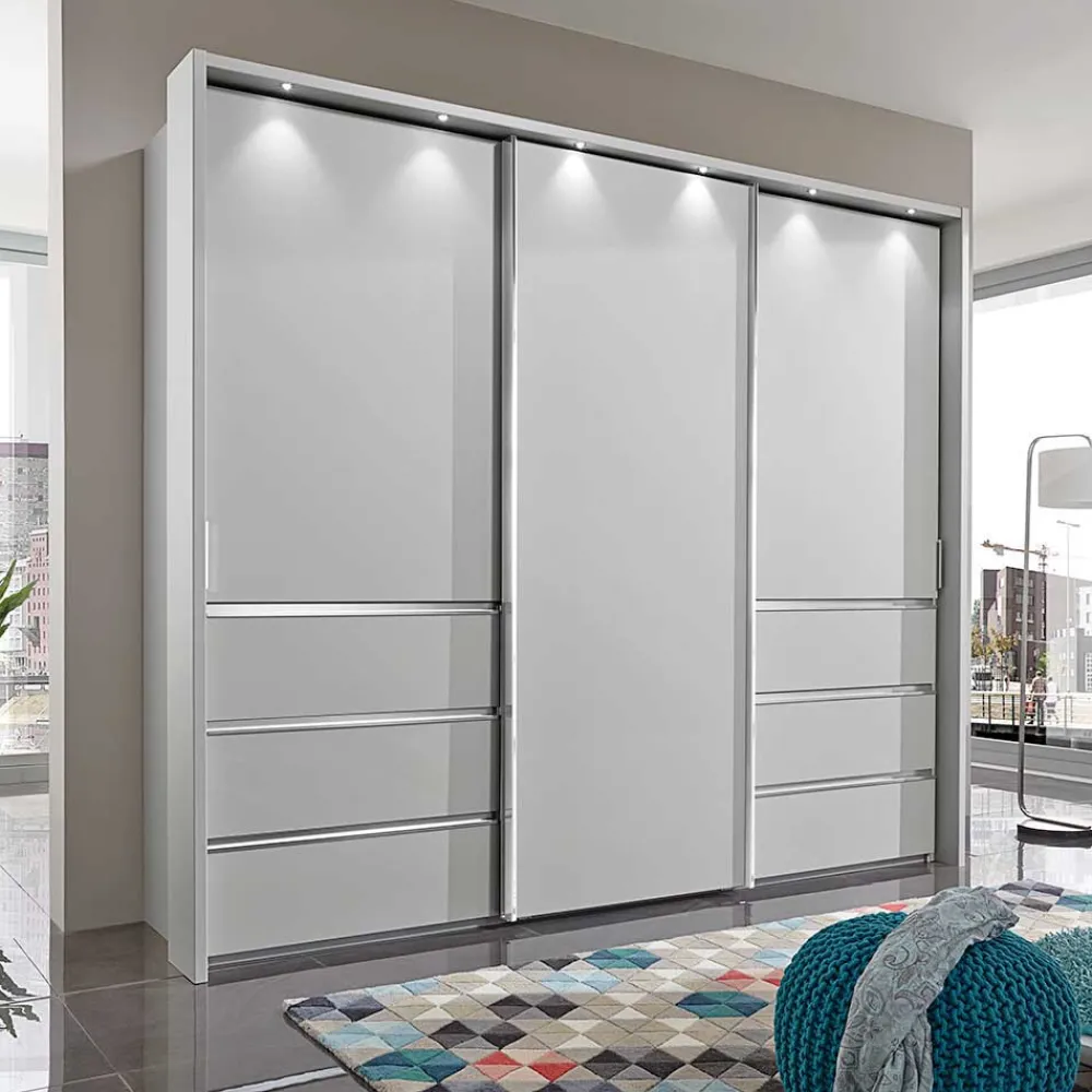 Wohnen Kleiderschränke<3-türiger Schwebetüren Schrank 260cm breit - Kanella