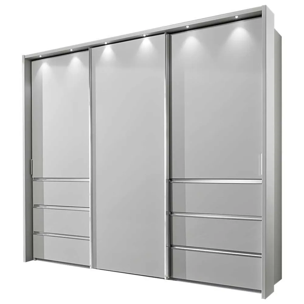 Wohnen Kleiderschränke<3-türiger Schwebetüren Schrank 260cm breit - Kanella