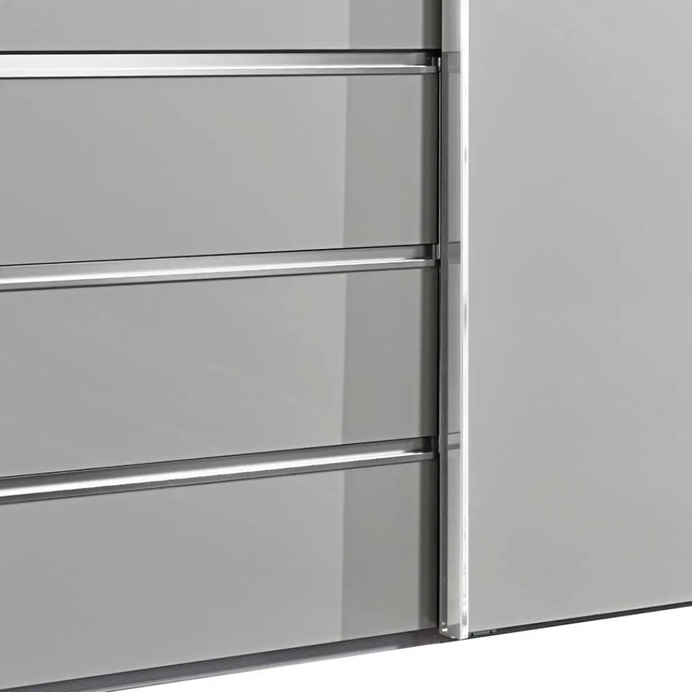 Wohnen Kleiderschränke<3-türiger Schwebetüren Schrank 260cm breit - Kanella