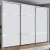 Wohnen Schränke<3-türiger Schwebetürenschrank in Weiß - Elisabeth