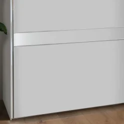 Wohnen Schränke<3-türiger Schwebetürenschrank in Weiß - Elisabeth
