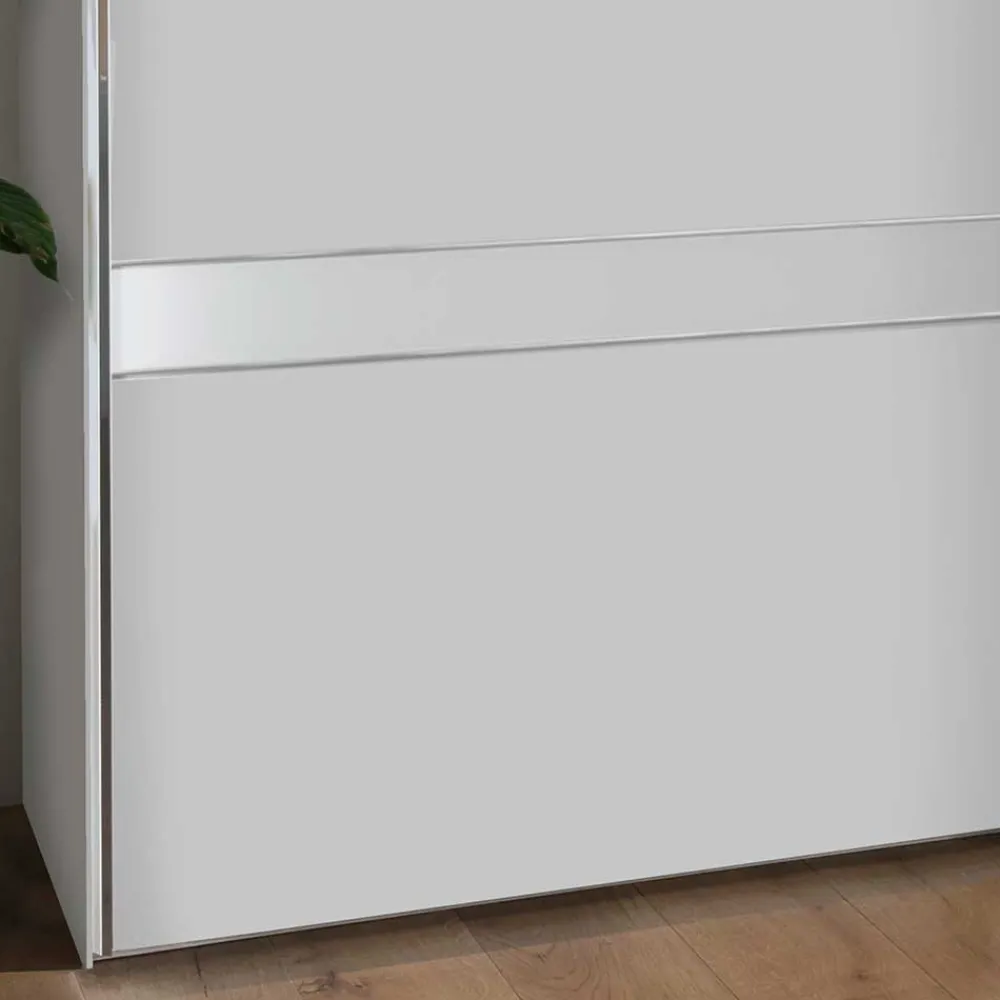 Wohnen Schränke<3-türiger Schwebetürenschrank in Weiß - Elisabeth