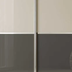 Wohnen Kleiderschränke|Schränke<4-türiger Schwebetüren-Schrank mit Glas Front - Scolari