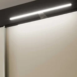 Wohnen Kleiderschränke|Schränke<4-türiger Schwebetüren-Schrank mit Glas Front - Scolari