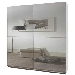Wohnen Kleiderschränke<2-türiger Schwebetürenschrank mit Spiegelfront - Ashger