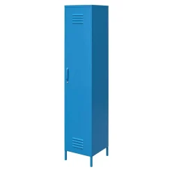 Wohnen Vitrinen<1-türiger Spindschrank in Blau - Datinel