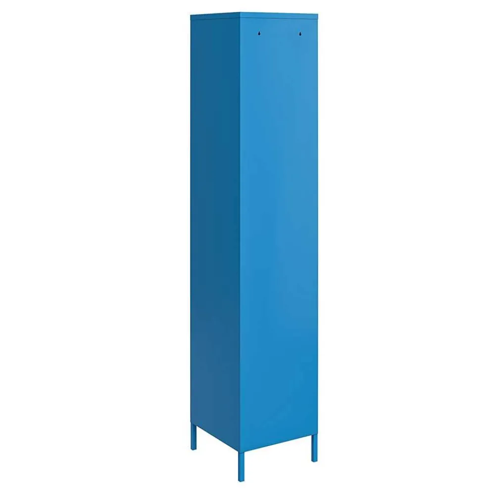 Wohnen Vitrinen<1-türiger Spindschrank in Blau - Datinel