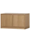 Wohnen Tv & Hifi-Möbel|Lowboards<2-türiger Unterschrank für TV in Eiche - Ewana