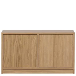 Wohnen Tv & Hifi-Möbel|Lowboards<2-türiger Unterschrank für TV in Eiche - Ewana