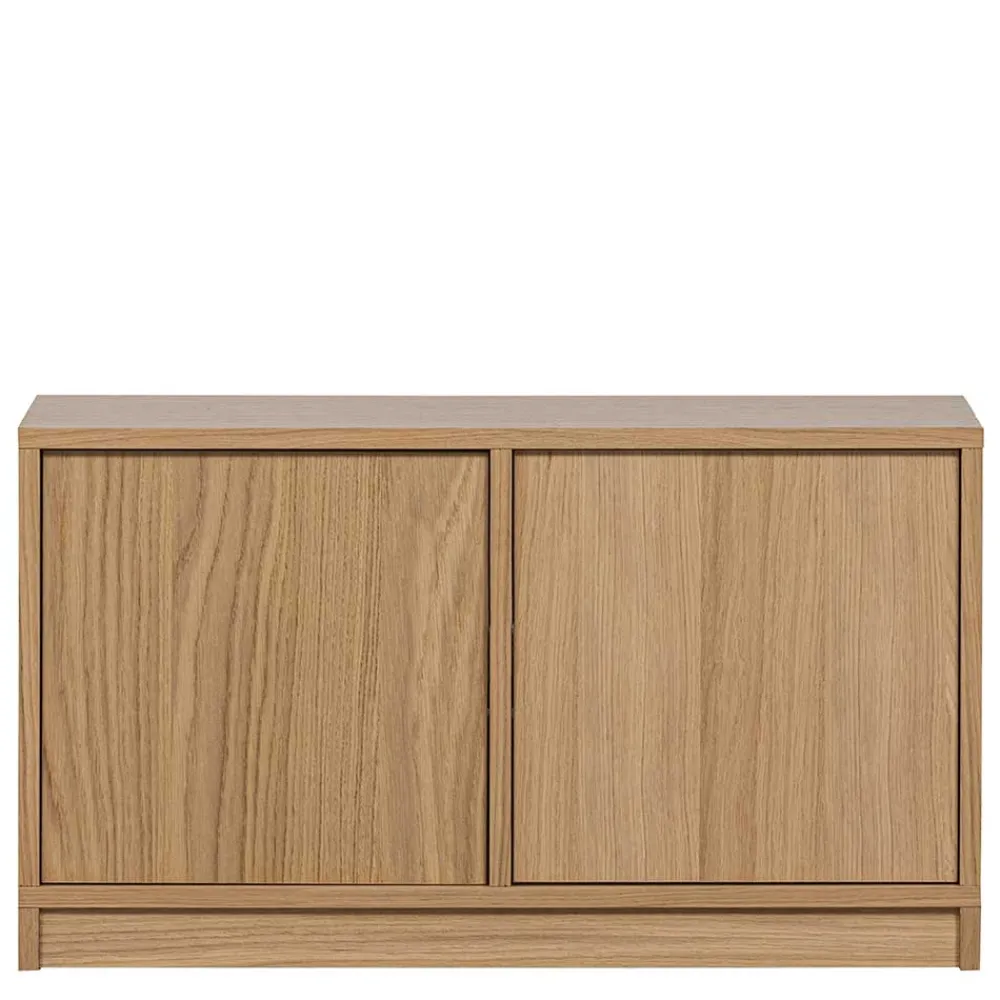 Wohnen Tv & Hifi-Möbel|Lowboards<2-türiger Unterschrank für TV in Eiche - Ewana